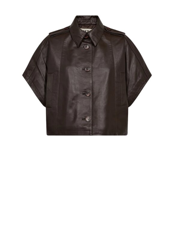 IVY COPENHAGEN - Kylie Katee Leather Cape IVY COPENHAGEN - Kylie Katee Leather Cape