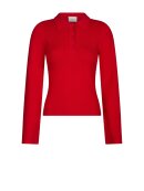 Neo Noir - Fannya LS Solid Knit Polo Neo Noir - Fannya LS Solid Knit Polo