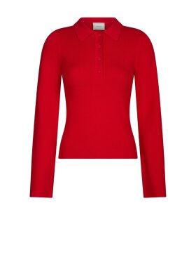 Neo Noir - Fannya LS Solid Knit Polo