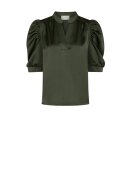 Neo Noir - Roella Heavy Sateen Blouse Neo Noir - Roella Heavy Sateen Blouse