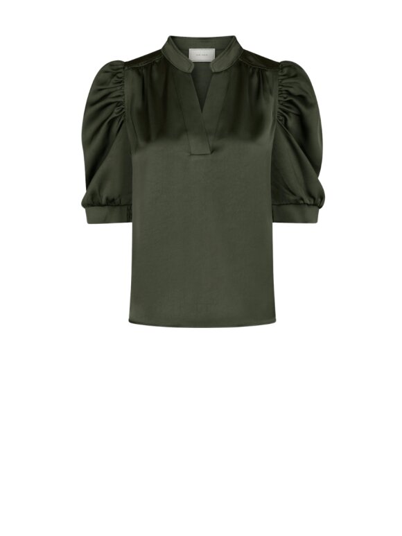 Neo Noir - Roella Heavy Sateen Blouse Neo Noir - Roella Heavy Sateen Blouse