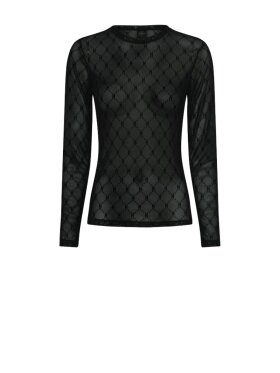 Hype the Detail - 3-300-1400 Mesh Blouse