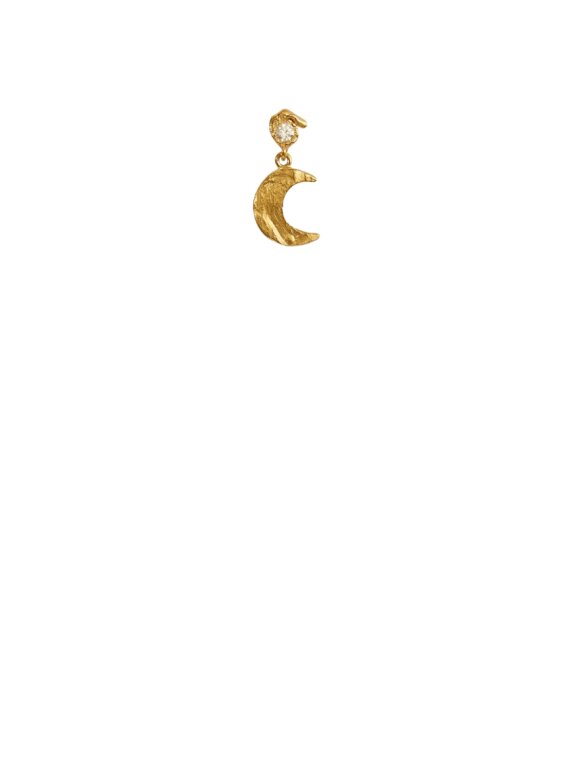 Stine A - Petit Flow Earring w/Claire De Lune - Single Stine A - Petit Flow Earring w/Claire De Lune - Single