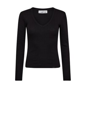 Haute L'amitié - Deep V LS Rib Tee