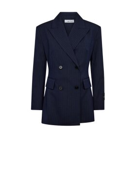 Haute L'amitié - Navy Pin Waist Fit Blazer