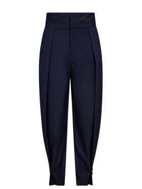 Haute L'amitié - Navy Pin Pleat Pant