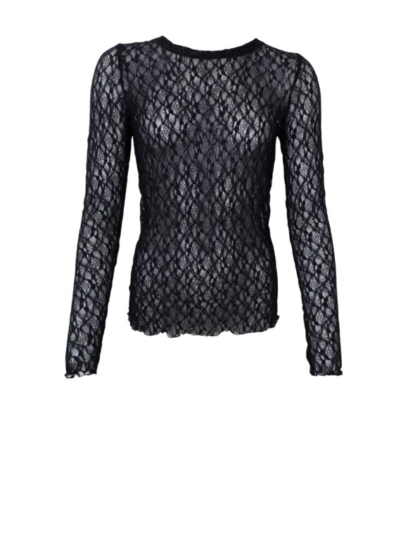 Black Colour - BCCecily Lace Blouse Black Colour - BCCecily Lace Blouse