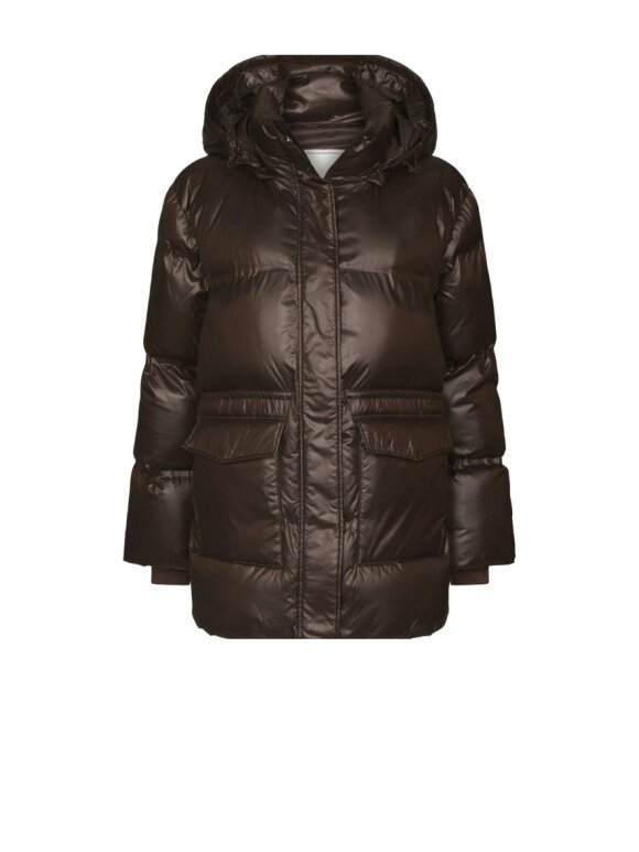 Neo Noir - Clotilde Shiny Puffer Jacket