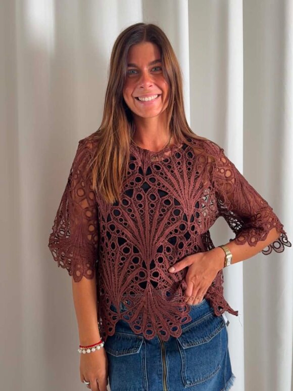 Tim & Simonsen - ALVILDA LACE BLOUSE Tim & Simonsen - ALVILDA LACE BLOUSE