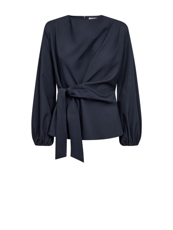 Co'Couture - LunaCC Tie Blouse
