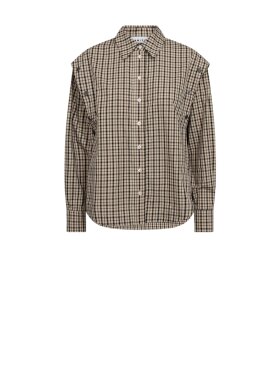 Haute L'amitié - Ruby Check Button Sleeve Shirt
