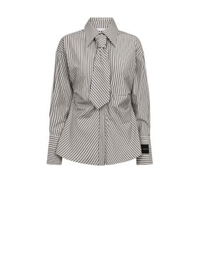 Haute L'amitié - Gemma Tie Stripe Shirt