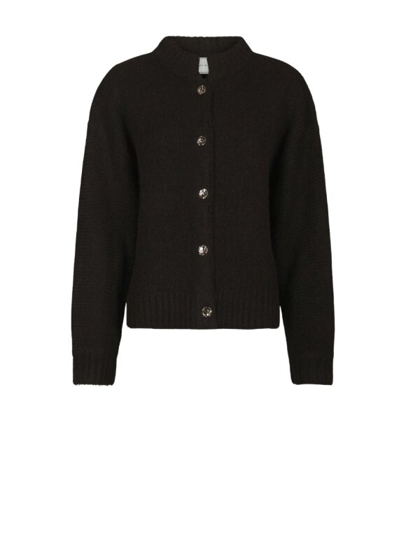 Neo Noir - Taura Fluffy Knit Cardigan Neo Noir - Taura Fluffy Knit Cardigan