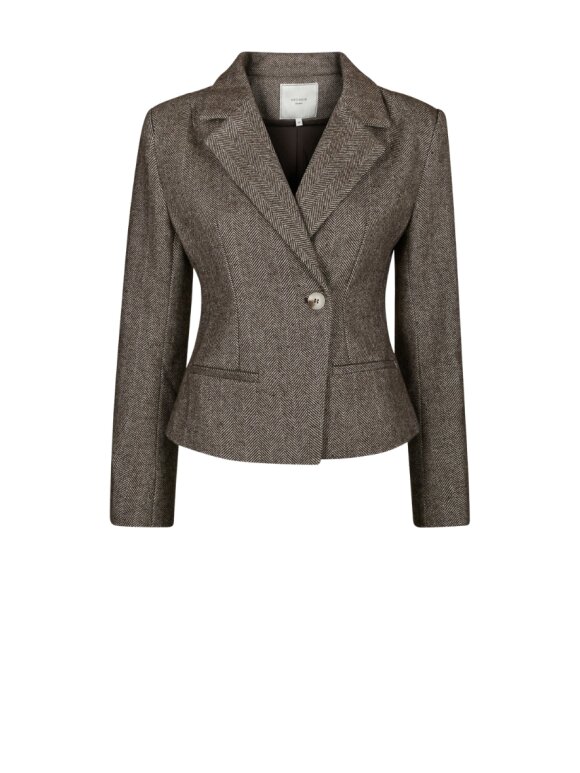 Neo Noir - Valia Herringbone S Blazer - Lev. sep. Neo Noir - Valia Herringbone S Blazer - Lev. sep.