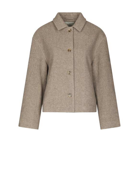 Neo Noir - Hamra Herringbone Twill Jacket Neo Noir - Hamra Herringbone Twill Jacket