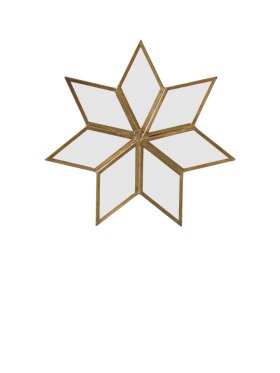 Ib Laursen - 08080-17 Plate w/glass star-shaped
