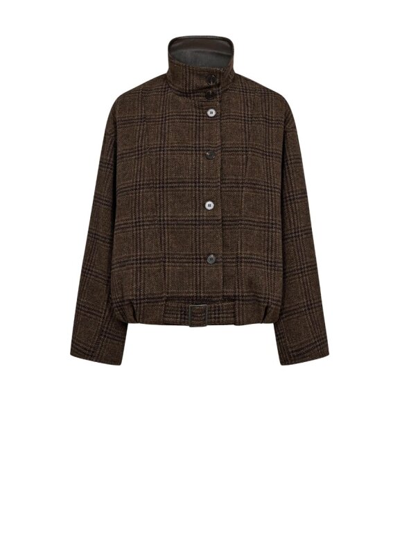 Co'Couture - OlvaCC Check Balloon Jacket Co'Couture - OlvaCC Check Balloon Jacket