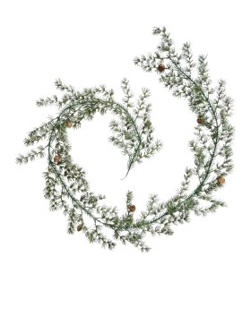 Ib Laursen - 27987-00 Artificial cedar garland w/cones