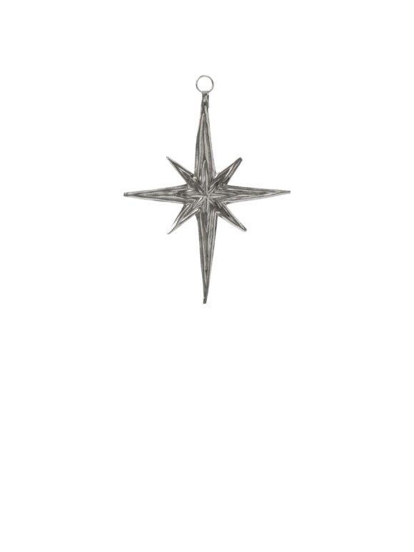 Ib Laursen - 55126-12 Ornament star Silver Ib Laursen - 55126-12 Ornament star Silver