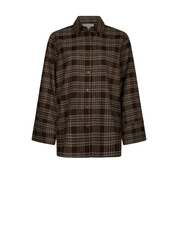 Neo Noir - Dita Flannel Check Shirt - Lev. midt okt.