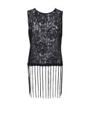 Black Colour - BCVea Frill Top Black Colour - BCVea Frill Top
