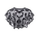 Black Colour - BCLorenza Sequins Cape - Lev. Okt Black Colour - BCLorenza Sequins Cape - Lev. Okt
