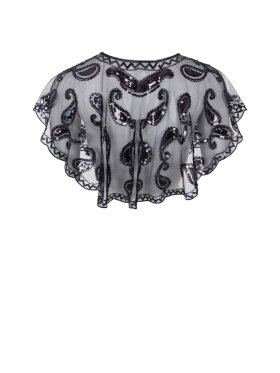 Black Colour - BCLorenza Sequins Cape