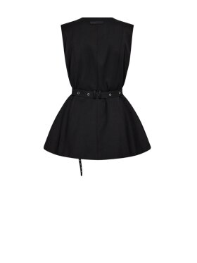 Haute L'amitié - Premiere Peplum Belt Vest - Lev. Okt.