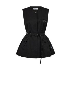Haute L'amitié - Premiere Peplum Belt Vest Haute L'amitié - Premiere Peplum Belt Vest
