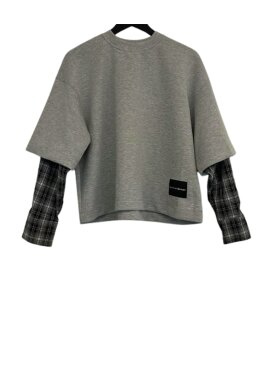 Haute L'amitié - Maxi Sweat LS Shirt Mix - Lev. nov.