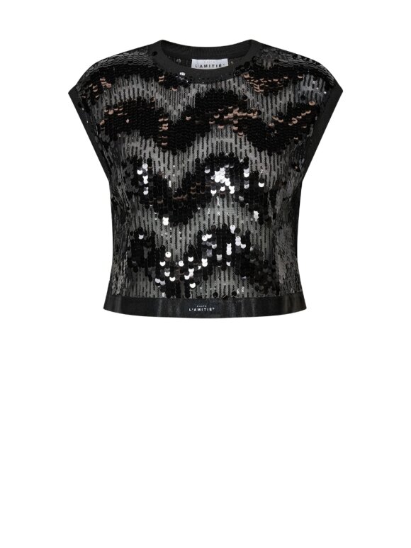 Haute L'amitié - Mirror Sequin Crop Top