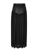 Haute L'amitié - PU Gather Mesh Skirt