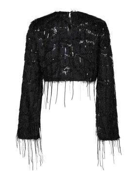 Haute L'amitié - Sequin Fringe Blouse