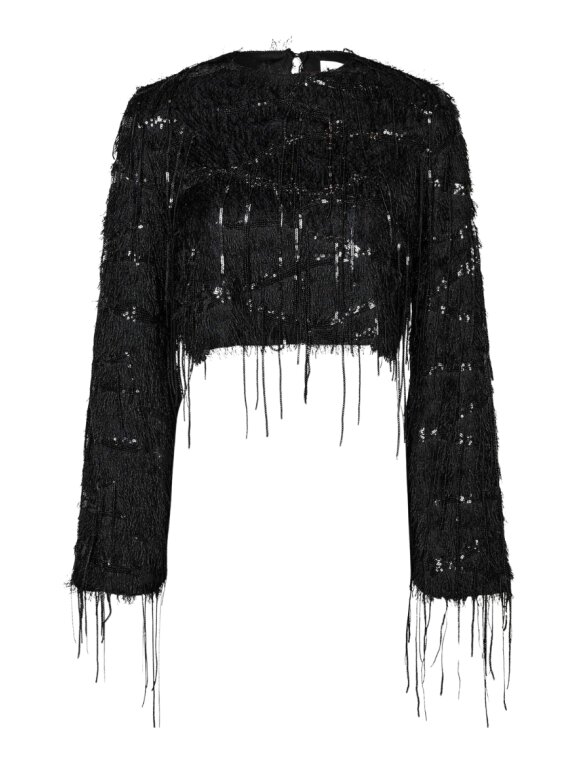 Haute L'amitié - Sequin Fringe Blouse Haute L'amitié - Sequin Fringe Blouse