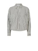 Haute L'amitié - Sophie Mono Stripe Stone Shirt