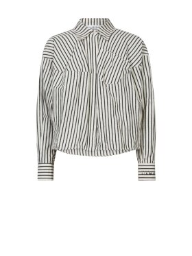 Haute L'amitié - Sophie Mono Stripe Stone Shirt Haute L'amitié - Sophie Mono Stripe Stone Shirt