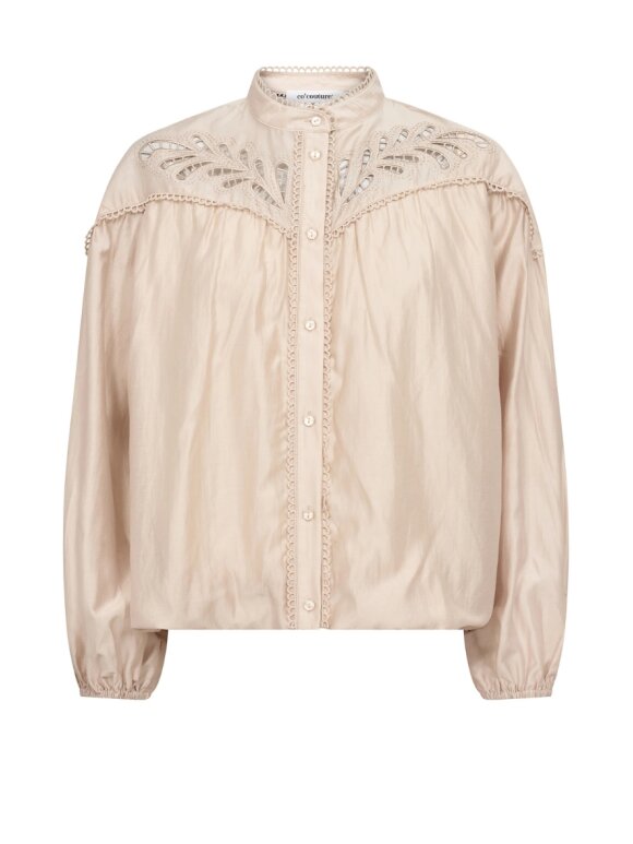 Co'Couture -  MelinCC Balloon Lace Shirt