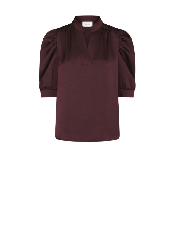 Neo Noir - Roella Heavy Sateen Blouse