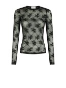 Neo Noir - Evania Mesh Blouse