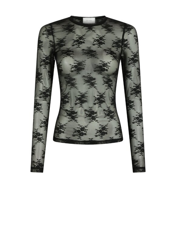 Neo Noir - Evania Mesh Blouse