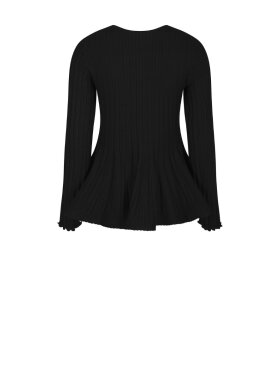 Neo Noir - Walina Peplum Knit Blouse