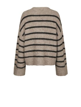 Neo Noir - Roeme Fluffy Stripe Knit