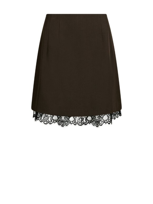 Neo Noir - Brigitte Structure Lace Skirt Neo Noir - Brigitte Structure Lace Skirt