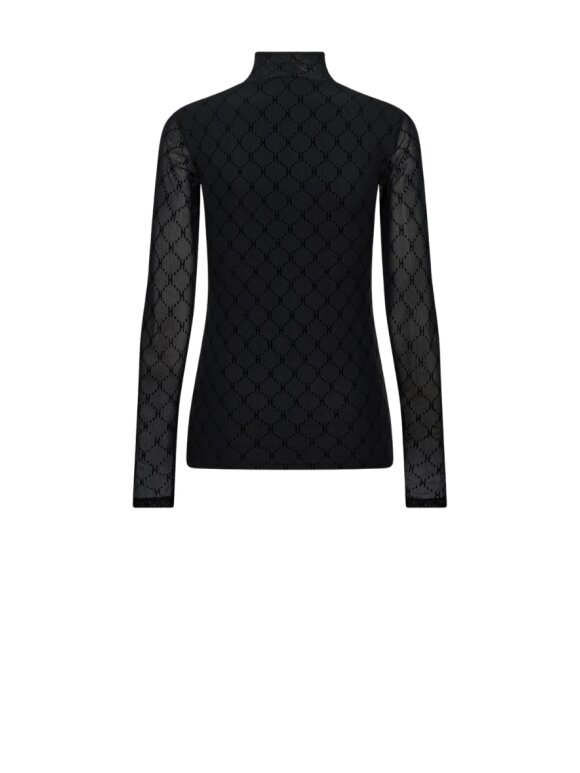 Hype the Detail - Mesh Turtleneck Blouse Hype the Detail - Mesh Turtleneck Blouse