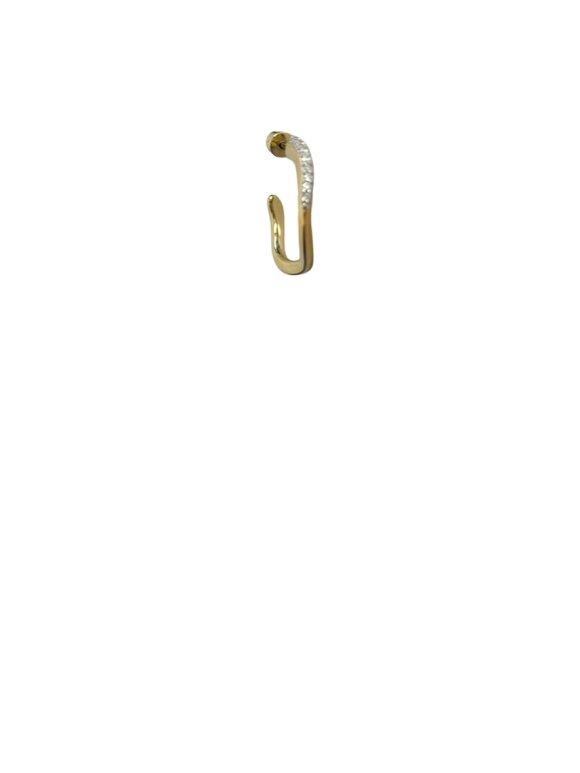 Maria Black - Curvo Pave Hoop Medium Maria Black - Curvo Pave Hoop Medium