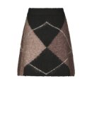 Neo Noir - Gisa check Fluff Knit Skirt Neo Noir - Gisa check Fluff Knit Skirt
