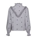 Neo Noir - Degas Check Blouse Neo Noir - Degas Check Blouse