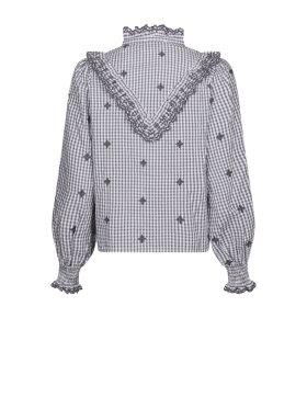 Neo Noir - Degas Check Blouse