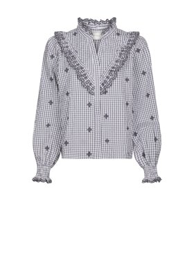 Neo Noir - Degas Check Blouse