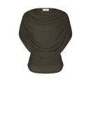 Neo Noir - Cottuna Drapy Mesh Top Neo Noir - Cottuna Drapy Mesh Top